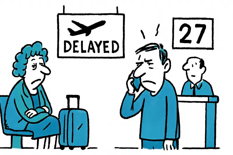 Hours of silence at the gate: Who pays for the information blackout during flight delays?