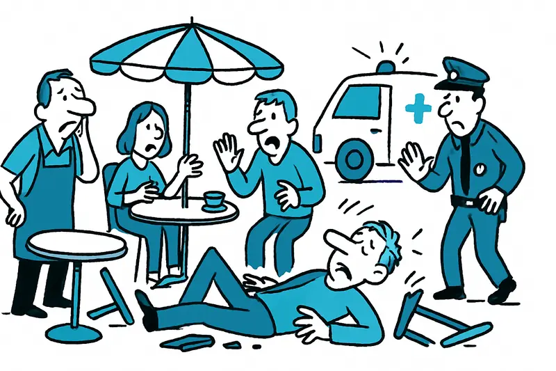 Fall at Plaça Barcelona: Café Terrace Becomes Accident Scene — What's Missing in Our Response?