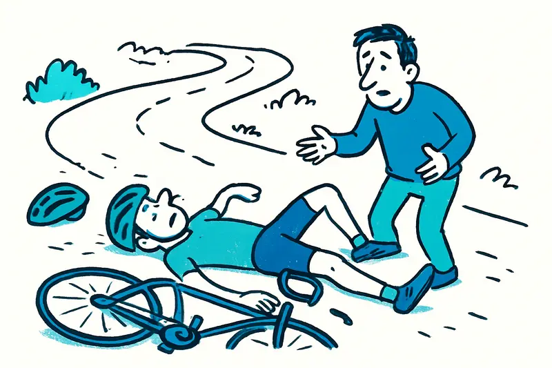 Serious fall at Port d’Andratx: Who protects cyclists on this route?