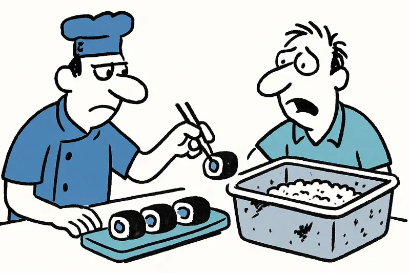 Stale Rice, Dirty Containers: How a Sushi Spot on Playa de Palma Lost Control