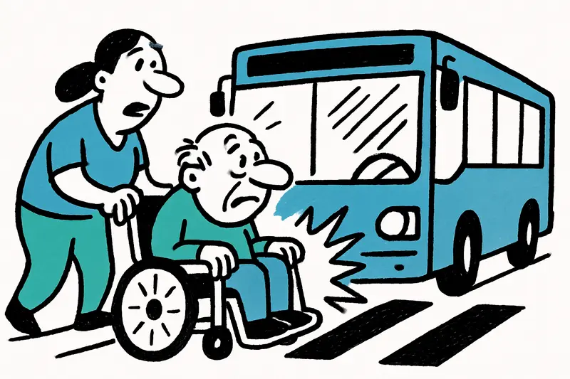 Deaf and Blind Pensioner Hit by City Bus: Family Demands Accountability