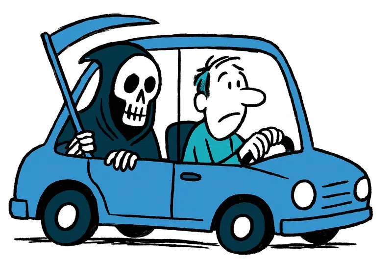 Death rides along – when speed becomes an everyday concern