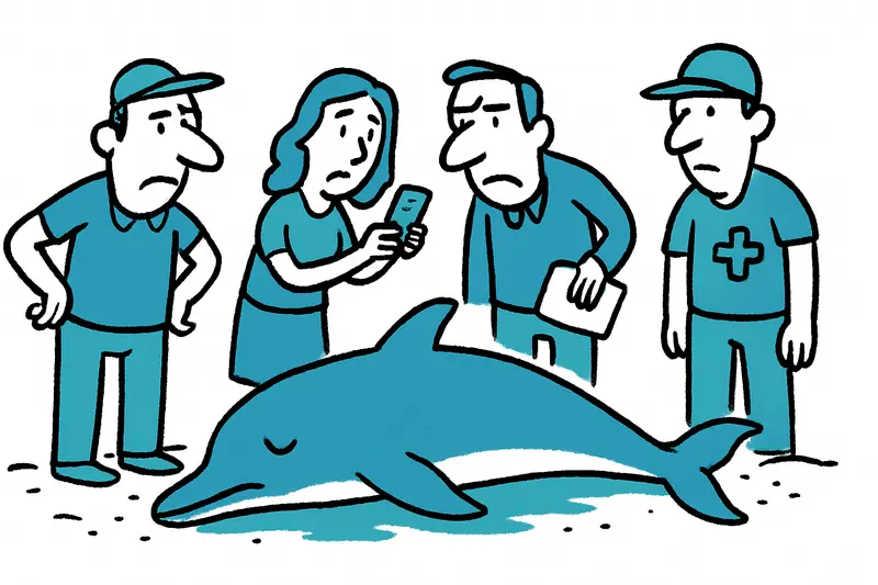 Dead dolphin in Caló des Moro: Who takes care — municipality or coastal authority?