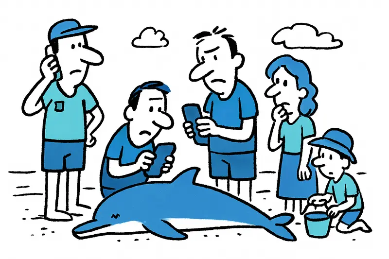 Dead Dolphin in Peguera — a Lesson for Beach Protection