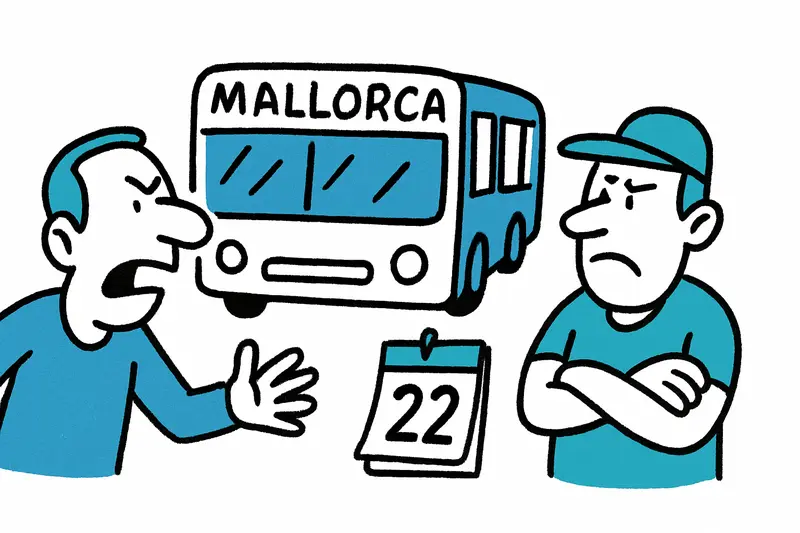 Transport strike in Mallorca postponed to June 22 — reaction to Pope visit