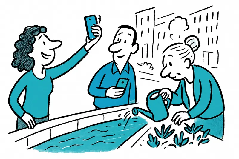 Turquoise in the City: How dangerous is the color play of the Sa Riera?