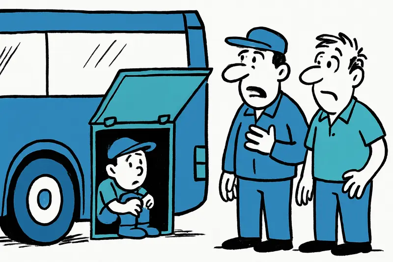Unnoticed in the Luggage Compartment: How a Boy Traveled More Than 100 Kilometers in a Team Bus