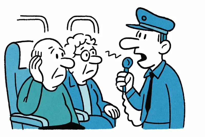 Surprisingly unclear: Why onboard announcements on an island airline are often hard to understand