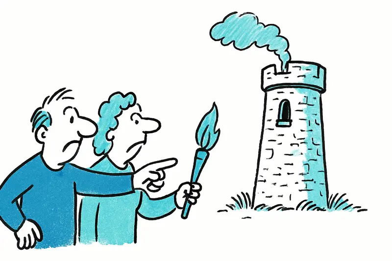 Watchtowers on Mallorca: Smoke and Light Signals for Human Rights