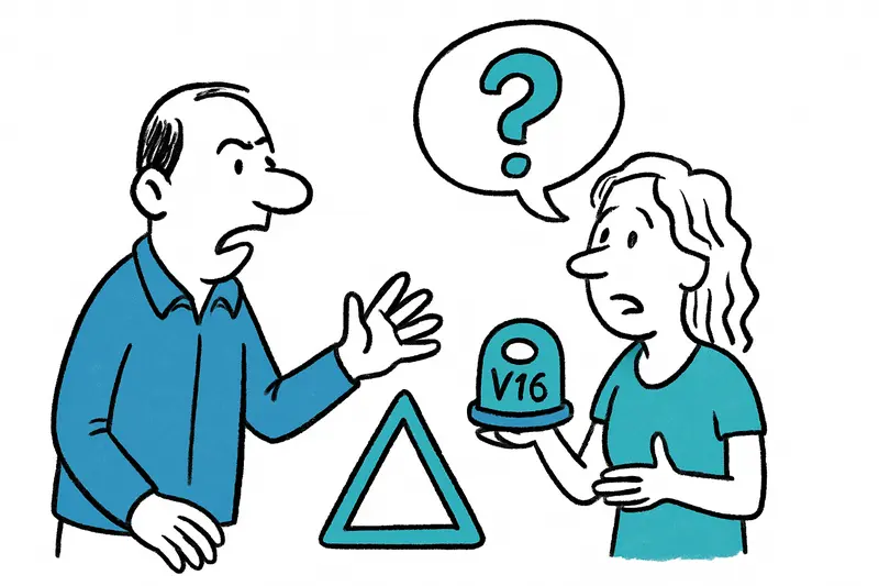 La luz de advertencia V‑16 será obligatoria: lo que Mallorca debe saber