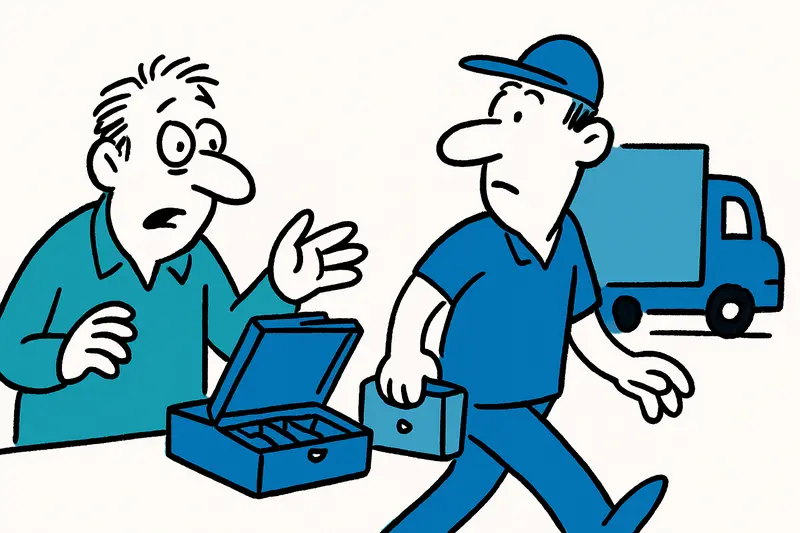 When the change disappears: How €6,095 went missing from a delivery cash box