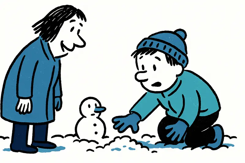 Navidad blanca: Cómo un niño nacido en Mallorca descubrió la sensación de la nieve