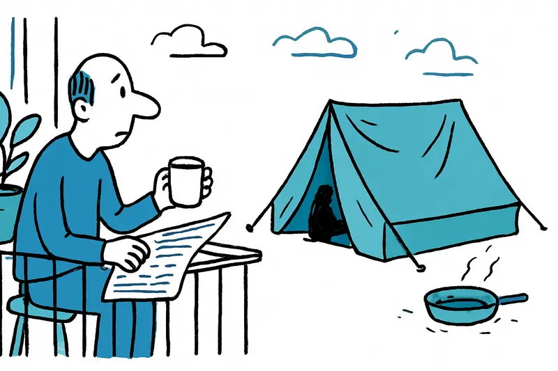 When Balcony Coffee Sits Next to Tent Tarps: Nou Llevant as a Mirror of the Housing Crisis