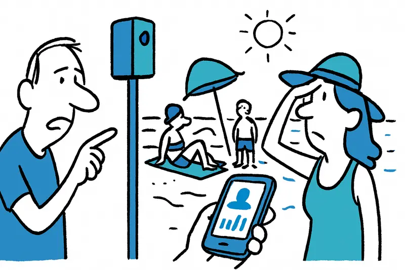 Who counts us on the beach? When sensors decide how Mallorca is distributed