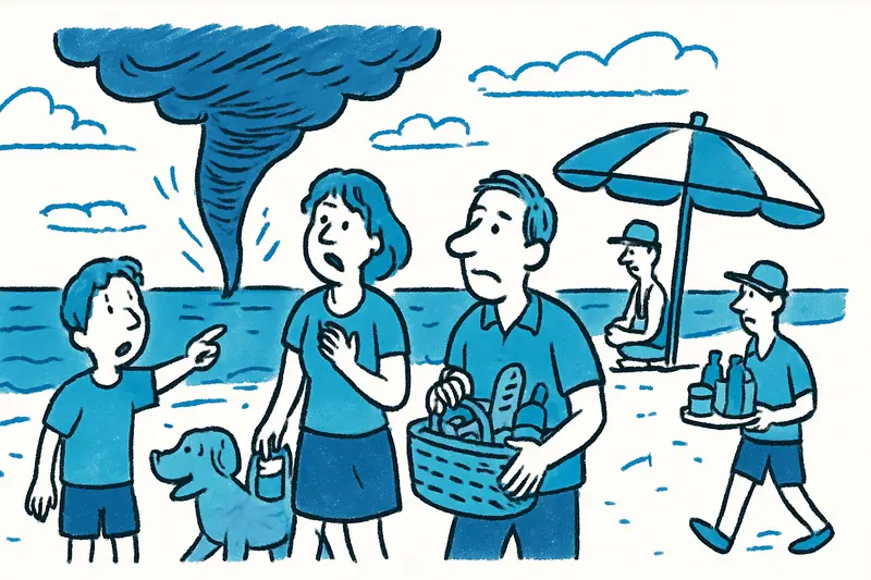 Waterspout off Cala Mesquida: How safe are beachgoers really?