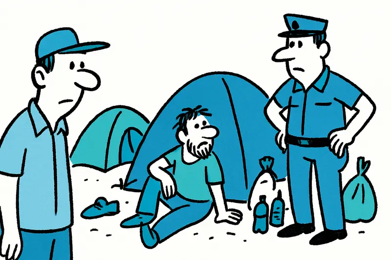 Tents at Can Pere Antoni: When the City Becomes an Emergency Camp